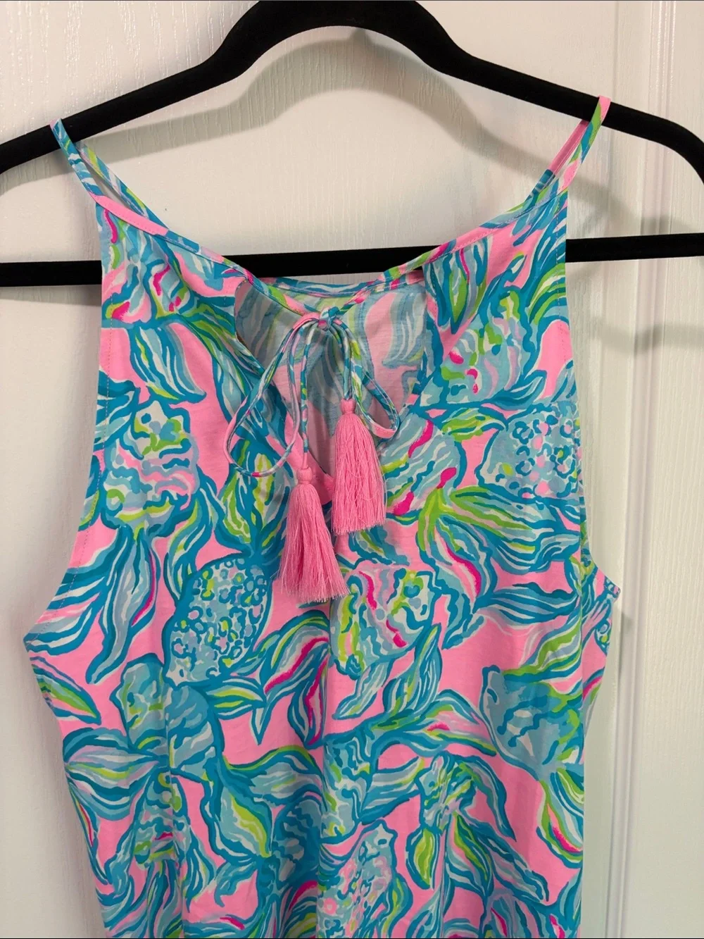 Lilly Pulitzer Pelican Pink Off The Scales Margot Swing Dress - Picture 11 of 12